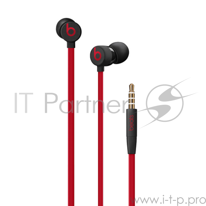 Наушники urBeats3 Earphones with 3.5mm Plug - The Beats Decade Collection - Defiant Black-Red