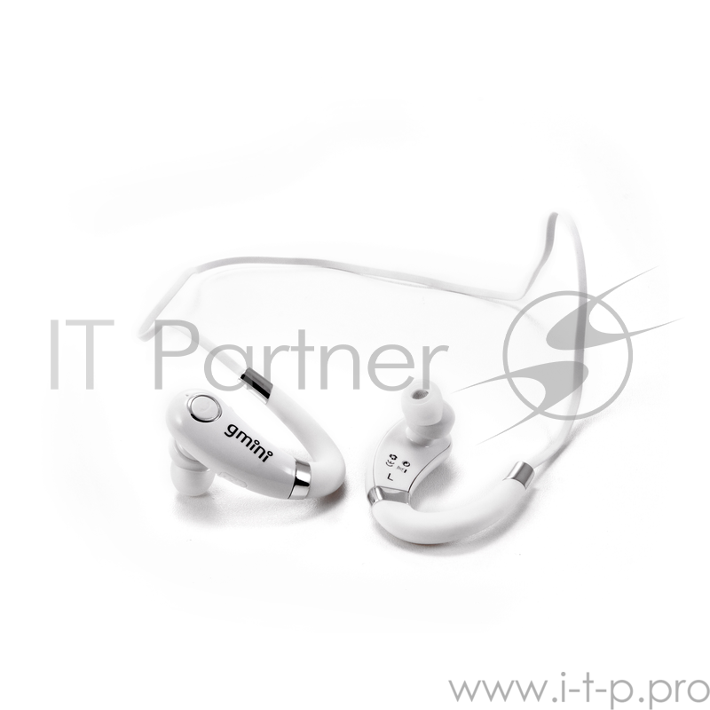 Наушники, белые Gmini GM-BTEP-S2, Bluetooth