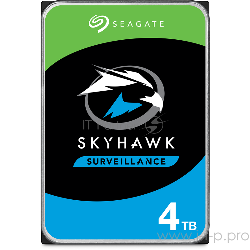 Жесткий диск 4TB Seagate Skyhawk (ST4000VX007) {Serial ATA III, 5900 rpm, 64mb,3.5, для видеонаблюдения}