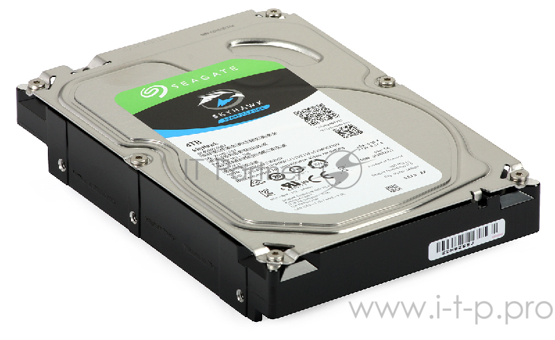 Жесткий диск 4TB Seagate Skyhawk (ST4000VX007) {Serial ATA III, 5900 rpm, 64mb,3.5, для видеонаблюдения}