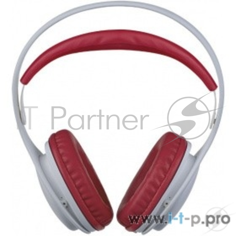 Perfeo наушники полноразмерные ONTO белые/красные