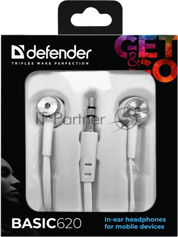 Нaушники BASIC 620 WHITE 63625 DEFENDER