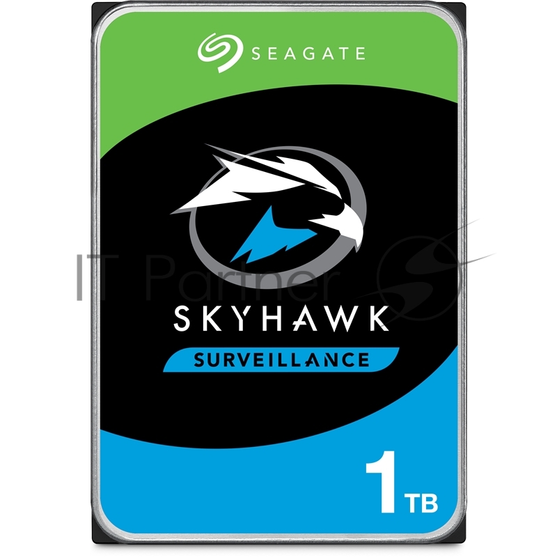 Жесткий диск 1TB Seagate Skyhawk (ST1000VX005) {Serial ATA III, 5900 rpm, 64mb, для видеонаблюдения} 3.5