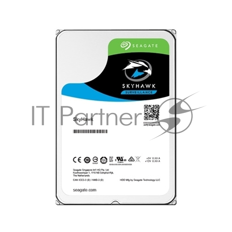 Жесткий диск 1TB Seagate Skyhawk (ST1000VX005) {Serial ATA III, 5900 rpm, 64mb, для видеонаблюдения} 3.5