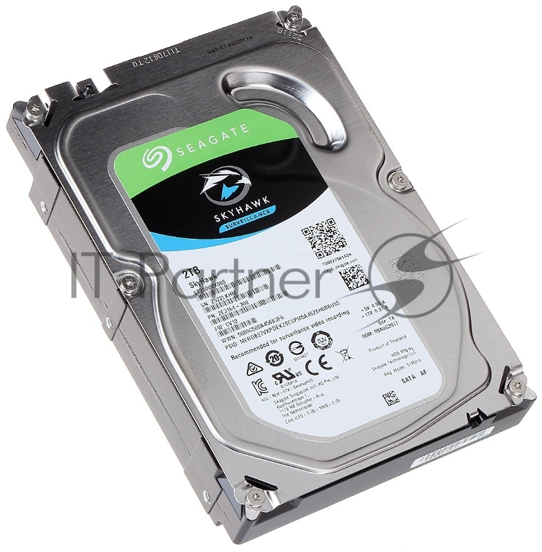 Жесткий диск 2TB Seagate Skyhawk (ST2000VX008) {Serial ATA III, 5900 rpm, 64mb,3.5, для видеонаблюдения}