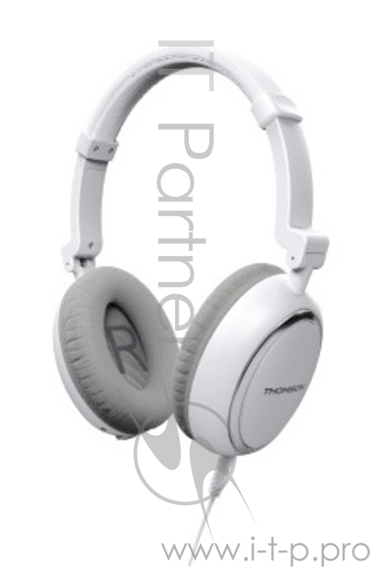 Наушники накладные Thomson HED2307NCL 1.2м белый/серый проводные (оголовье)