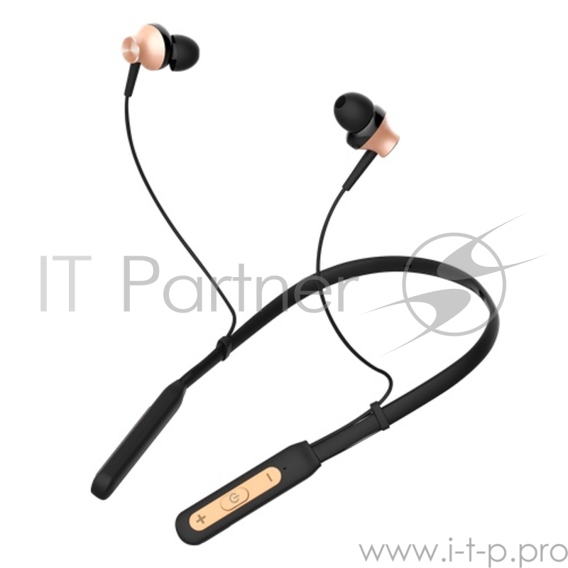 Беспроводная стереогарнитура Nobby Comfort S-120, NBC-BH-42-82, Bluetooth 4.2, пластик, золотой