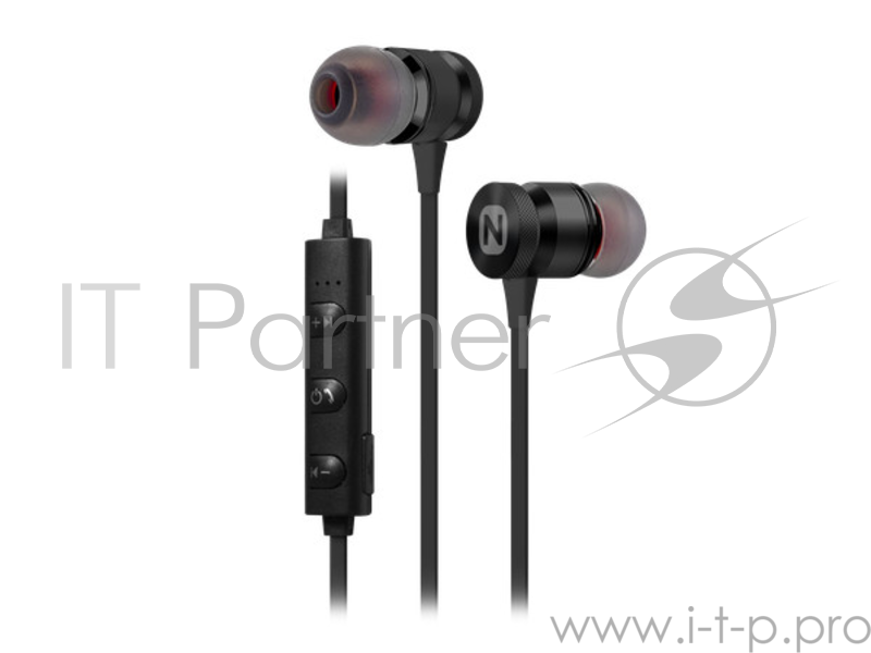 Беспроводная стереогарнитура Nobby Practic B-040, NBP-BH-41-82, BT 4.1, металл., черный