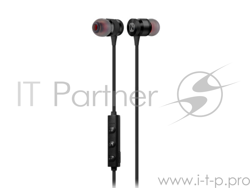 Беспроводная стереогарнитура Nobby Practic B-040, NBP-BH-41-82, BT 4.1, металл., черный