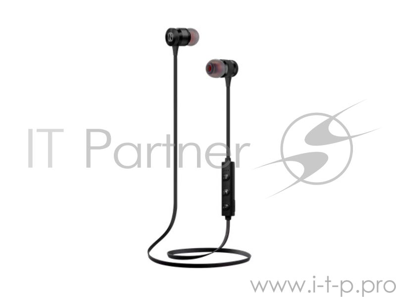 Беспроводная стереогарнитура Nobby Practic B-040, NBP-BH-41-82, BT 4.1, металл., черный