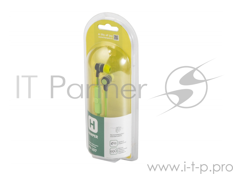 Наушники HARPER HV-107 green