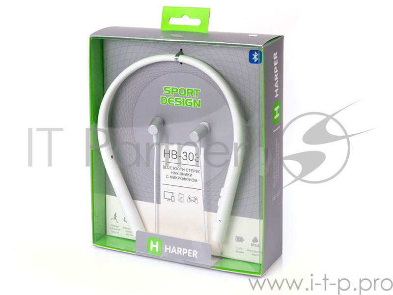 Наушники HARPER HB-303 white