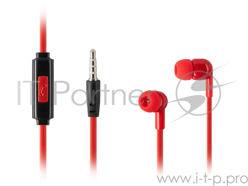 Наушники HARPER HV-106 red
