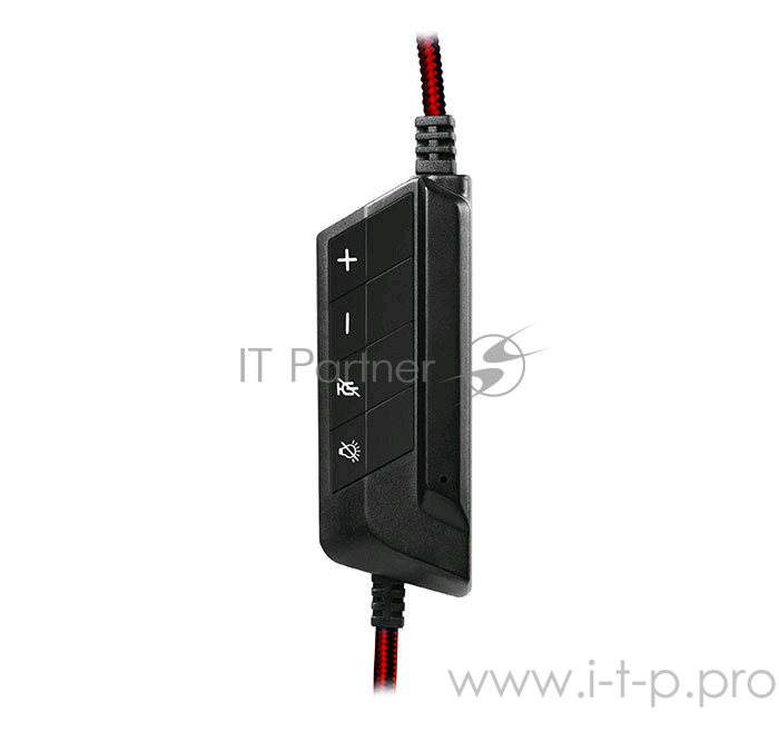 Наушники SVEN AP-U989MV, черный-красный (USB, LED, 7.1)