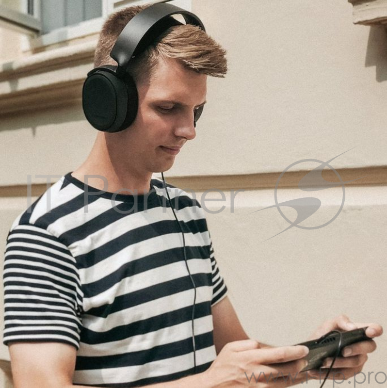 Наушники с микрофоном Steelseries Arctis 3 2019 Edition черный 3м мониторы BT оголовье (61509)