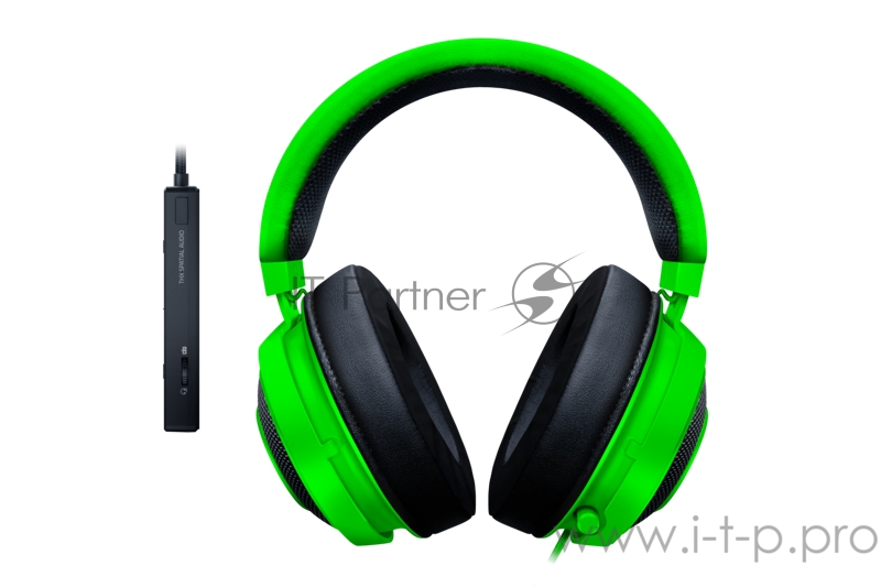 Гарнитура Razer Kraken TE Зелёная Razer Kraken Tournament Edition - Wired Gaming Headset with USB Audio Controller - Green - FRML Packaging