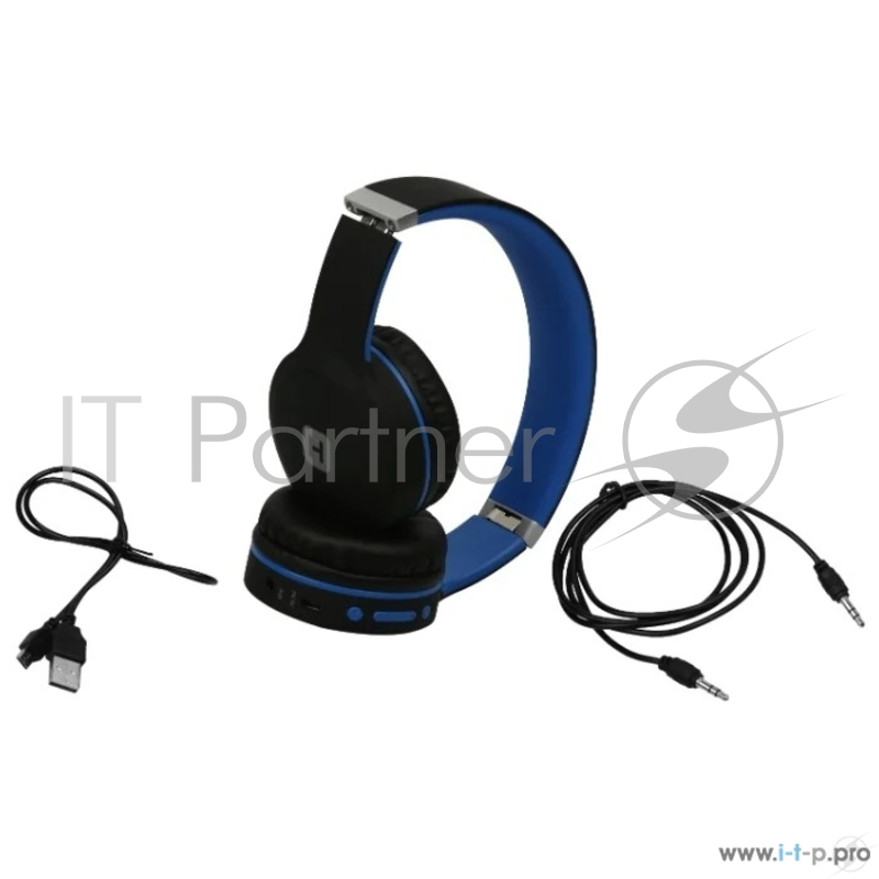 Bluetooth наушники HARPER HB-409 blue (Проводные/беспроводные). Встроенный микрофон Частотный диапазон: 20 ~ 20 кГц}