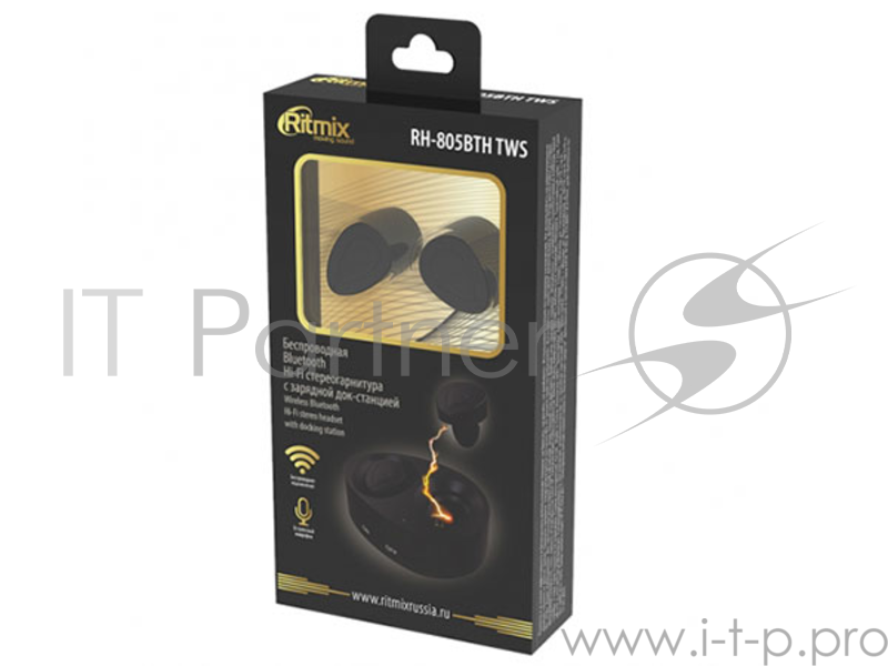 Наушники RITMIX RH-805BTH TWS Black