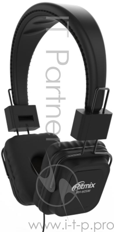 Наушники RITMIX RH-605M Black