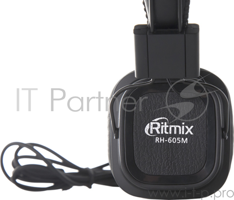 Наушники RITMIX RH-605M Black