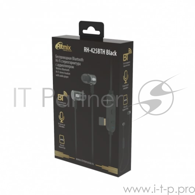 Наушники RITMIX RH-425BTH Black