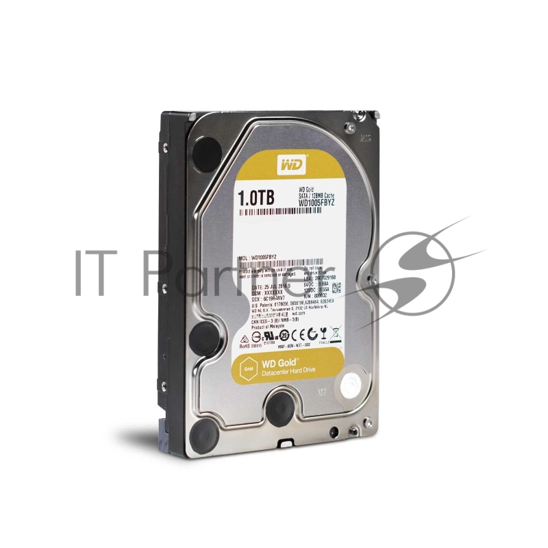 Жесткий диск 1TB WD Gold (WD1005FBYZ) {SATA III 6 Gb/s, 7200 rpm, 128Mb buffer} 3.5
