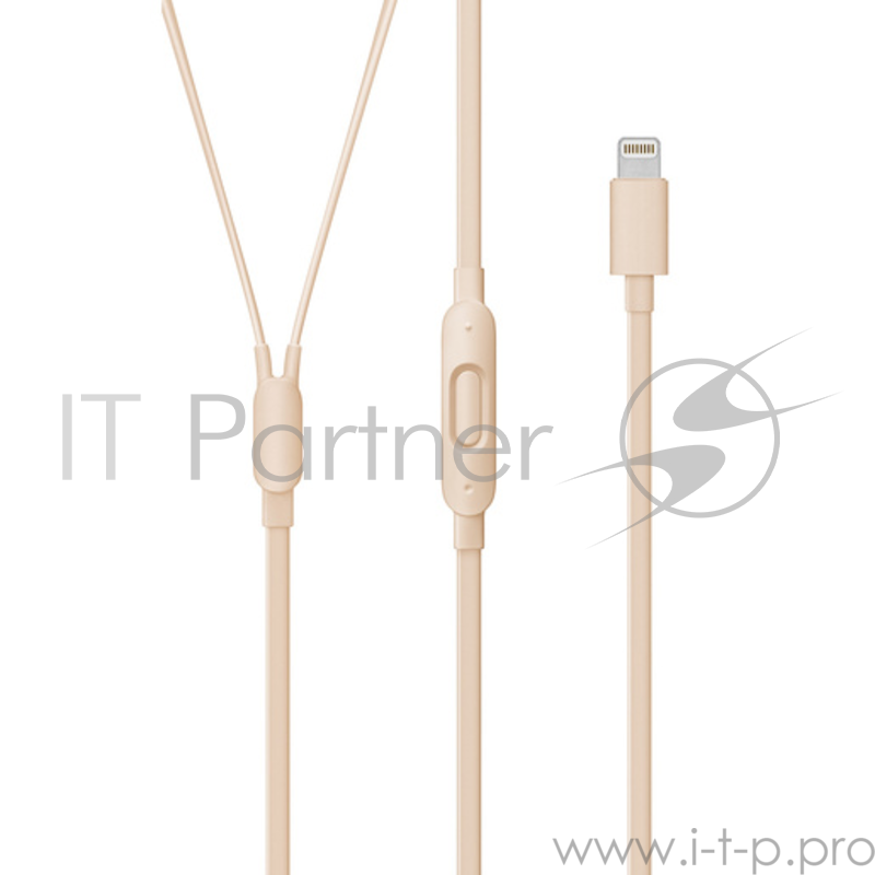 Наушники-вкладыши Beats urBeats3 с разъёмом Lightning, цвет Satin Gold «атласное золото»