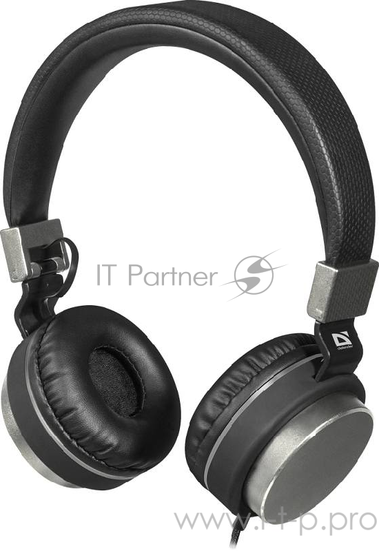 Гарнитура Defender Accord-165 черный+серый, кабель 1,2 м