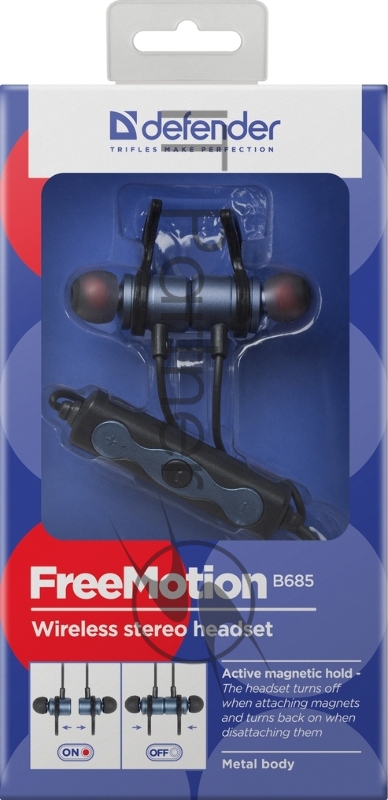 Гарнитура Defender FreeMotion B685 активный магнит, Bluetooth