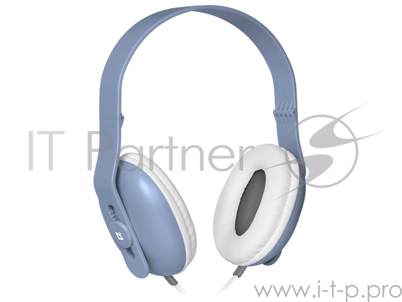 Гарнитура Defender Fancy 440 голубой, кабель 1,2 м