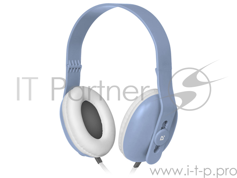 Гарнитура Defender Fancy 440 голубой, кабель 1,2 м
