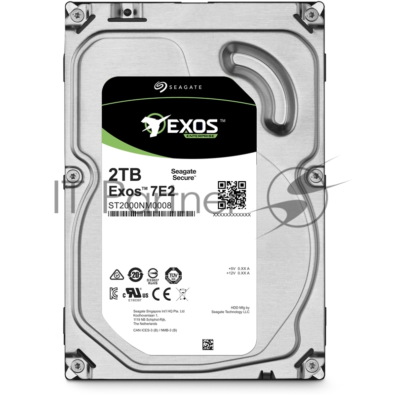 Жесткий диск 2TB Seagate Enterprise Capacity 3.5 HDD (ST2000NM0008) {SATA 6Gb/s, 7200 rpm, 128mb buffer, 3.5
