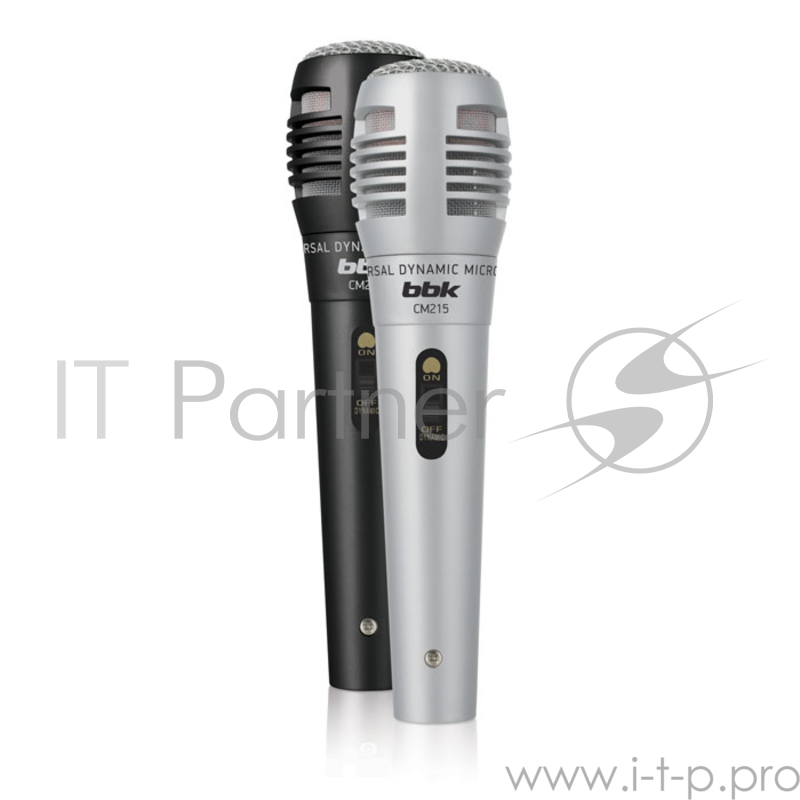 Микрофон проводной BBK CM215 2.5м синий/розовый