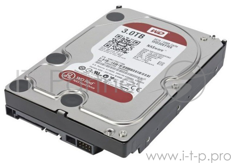 Жесткий диск 3TB WD Red (WD30EFRX) {Serial ATA III, 5400- rpm, 64Mb, 3.5