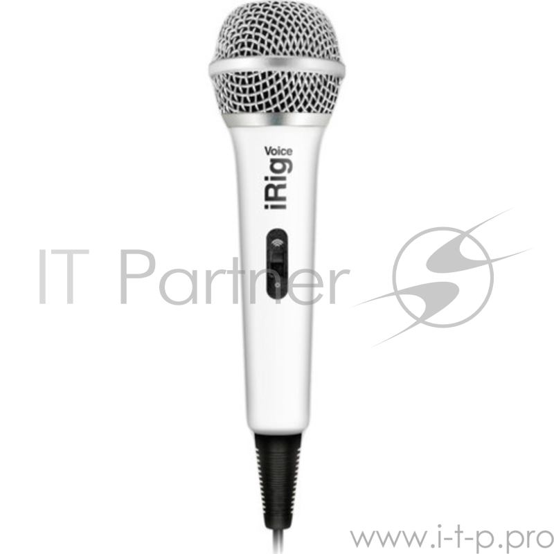 IK Multimedia iRig Voice портативный микрофон. Цвет белый.