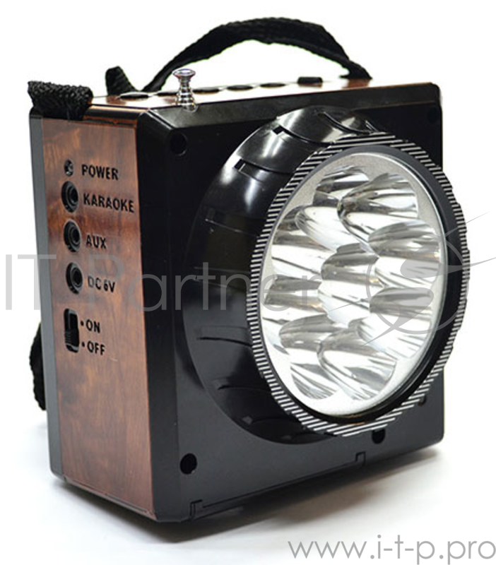 Радиоприемник портативный Сигнал Vikend Fisher черный USB SD