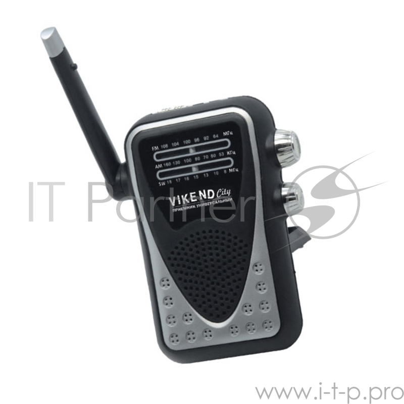 Радиоприемник VIKEND CITY, УКВ 64-108МГц,бат. 2*AA (не в компл.)