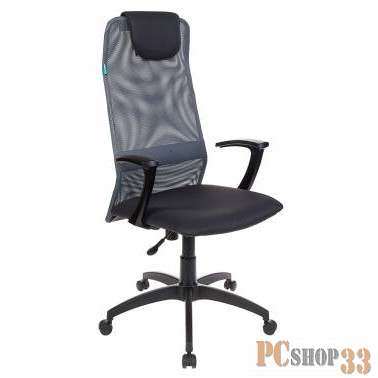 Офисное кресло или стул Кресло руководителя Бюрократ KB-8/DG/TW-12 серый TW-04 TW-12 сетка