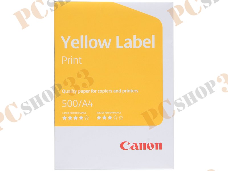 Бумага офисная Canon Yellow Label (A4, 80г/кв.м, 500л.)
