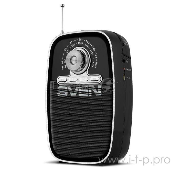 Радиоприемник АС SVEN SRP-445, черный (3 Вт, FM/AM, USB, microSD, встроенный аккумулятор) АС SVEN SRP-445, черный (3 Вт, FM/AM, USB, microSD, встроенный аккумулятор)