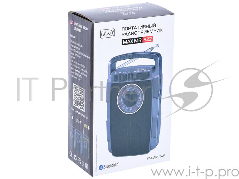 Радиоприемник MAX MR-322 Антрацит