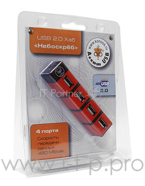 Контроллер HUB USB 2.0 Konoos UK-05