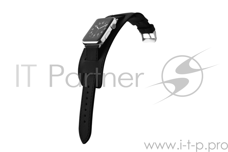 Ремешок Cozistyle широкий для Apple Watch 42”, черный Cozi Wide Leather Band for Apple Watch_42mm- Black