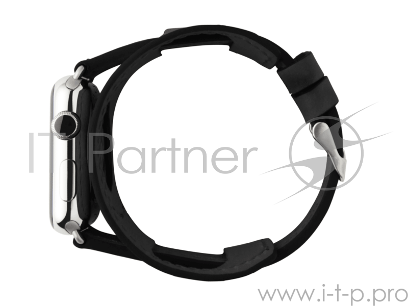 Ремешок Cozistyle широкий для Apple Watch 42”, черный Cozi Wide Leather Band for Apple Watch_42mm- Black