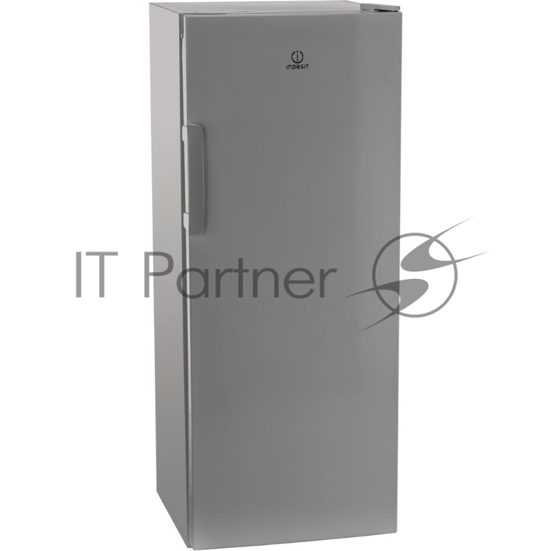 Морозильник Indesit DFZ 4150.1 S серебристый цвет, No Frost, высота 150 см, Общий объем (л): 204