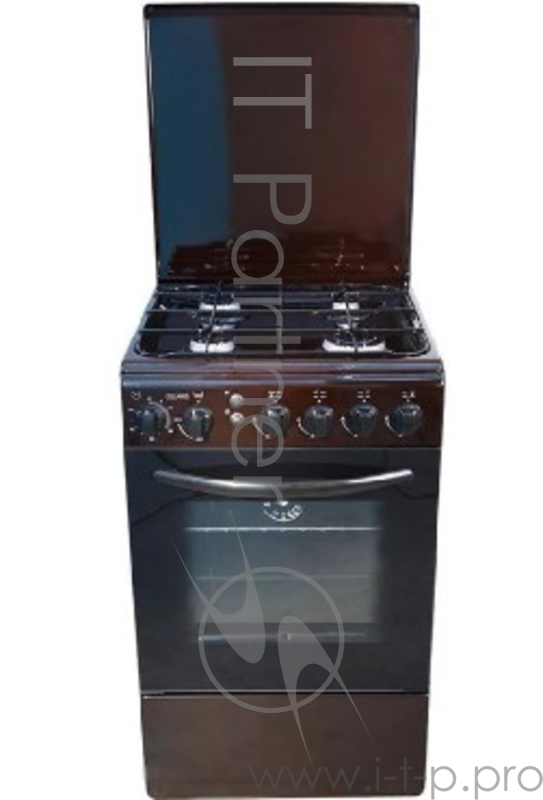 Плита газовая CEZARIS ПГ 2100-08 (К) цв. кор., габ. разм. 50*50