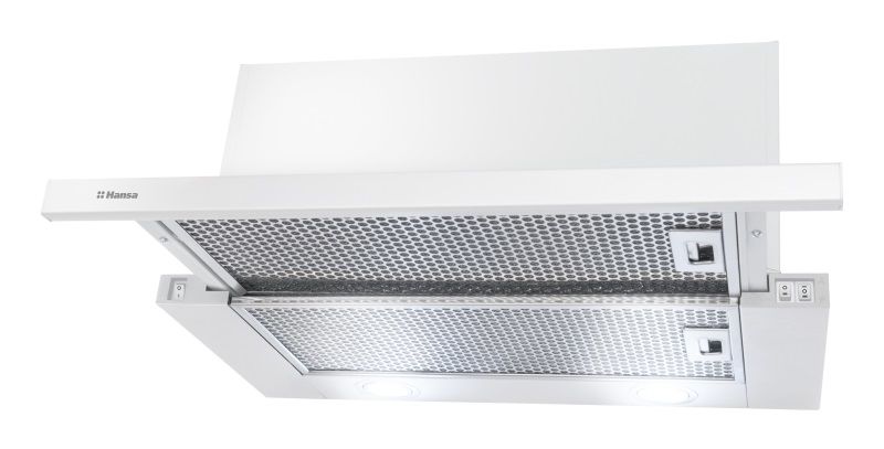 Вытяжка каминная Hansa OTP6241WH белый управление: кнопочное (1 мотор)