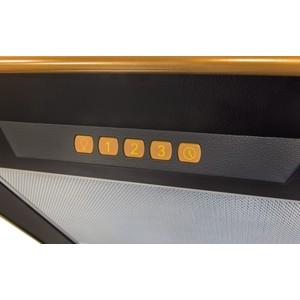 Вытяжка Kuppersberg Настенная вытяжка, ширина 60 см, отвод/рециркуляция, 800 м3/час, электронное управление, 3 скорости,светодиодное освещение 2х4 Вт, таймер, анодированный алюминиевый жироулавливающий фильтр, угольный фильтр С6С (опция), 42-58 дБ, ц