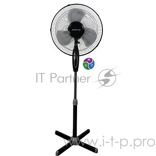 Вентилятор напольный Polaris PSF 0540 (35вт, d40см) черный/серый