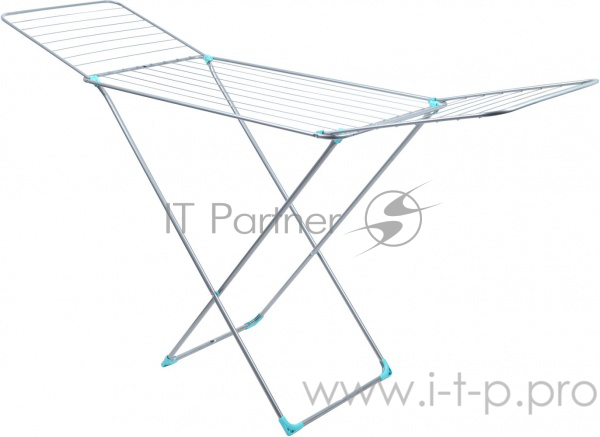 Сушилка для белья НИКА напольная 20м, серебро, складная (200х55х96) СБ2